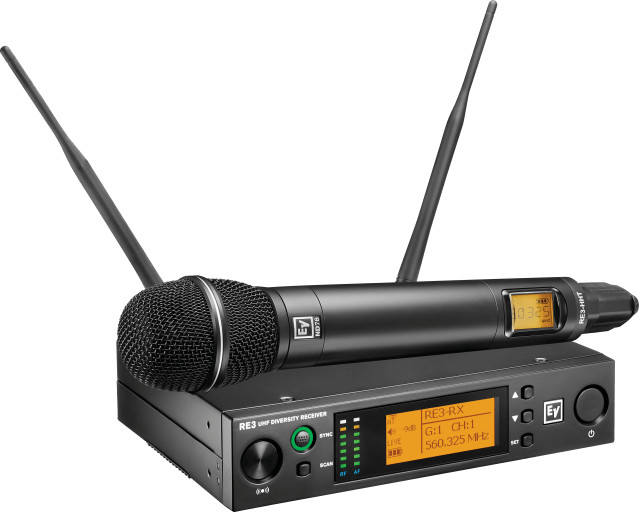 Handheld set with RE420 head 823-865MHz Electrovoice - Hàng chính hãng