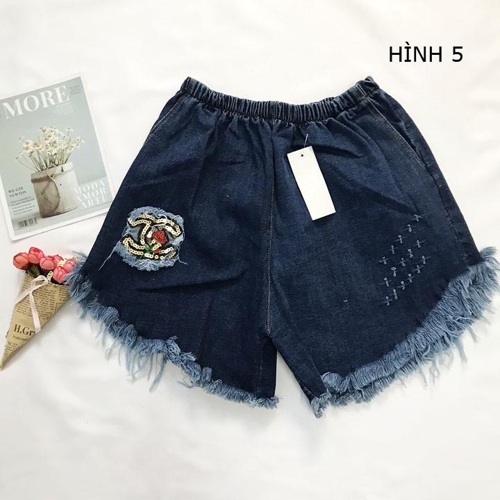 Quần đùi bé gái freesize từ 45-48kg quần short jean bé gái - QG50