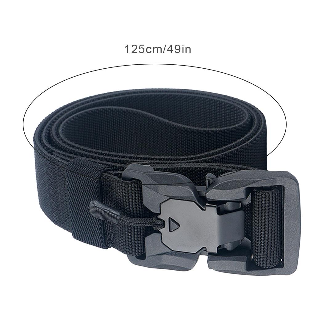 Unisex Dây Da Đa Năng Ngoài Trời Dây Nylon Dệt Dây Thắt Lưng Nam Nữ Khóa THẮT NƠ EO