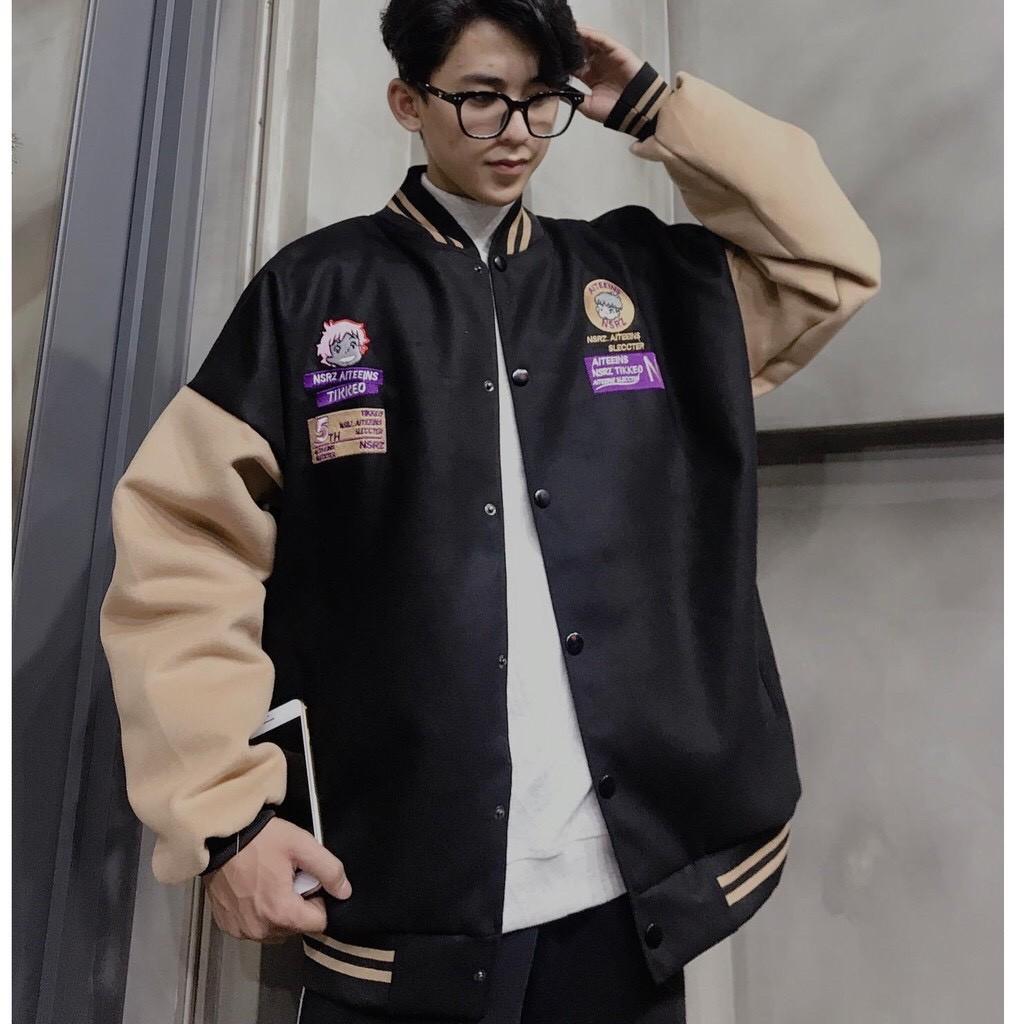 Áo Khoác Cardigan In Cậu Bé N BOMBER TEEN Tay dài form rộng Ulzzang/Nam nữ unisex Ulzzang KUN