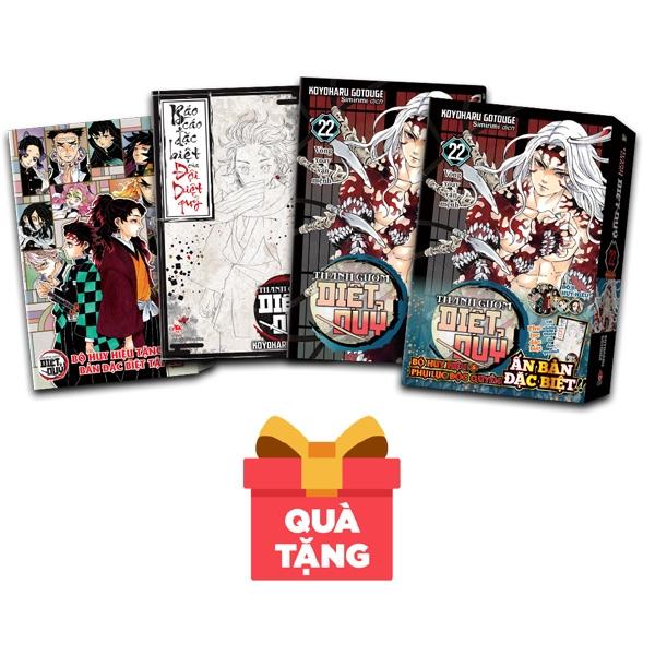 Thanh Gươm Diệt Quỷ - Kimetsu No Yaiba - Tập 22: Vòng Xoay Vận Mệnh - Bản Đặc Biệt - Tặng Kèm Bộ Huy Hiệu + Phụ Lục Độc Quyền: Báo Cáo Đặc Biệt Của Đội Diệt Quỷ + Bìa Áo