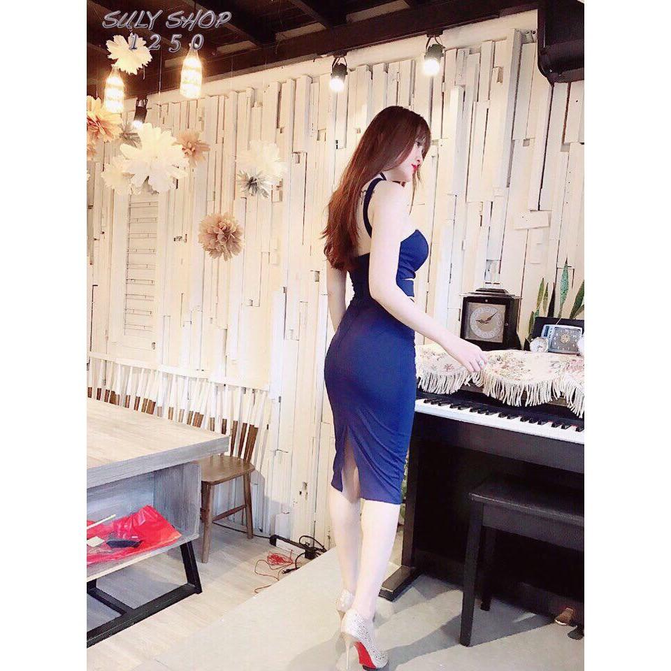 ( HÌNH CHỤP THẬT) ĐẦM BODY 1 DÂY CHÉO VAI HÀNG THIẾT CAO CẤP ĐẸP XUẤT SẮC CỰC HOT TẠI KEN BLOCK