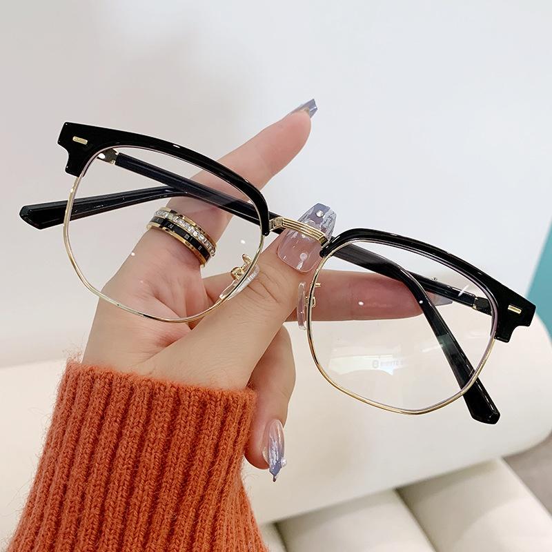 *Ready Stock* Anti Blue Light Blocking Glasses Women's Clear Anti Radiation Filter TR90 Glasses