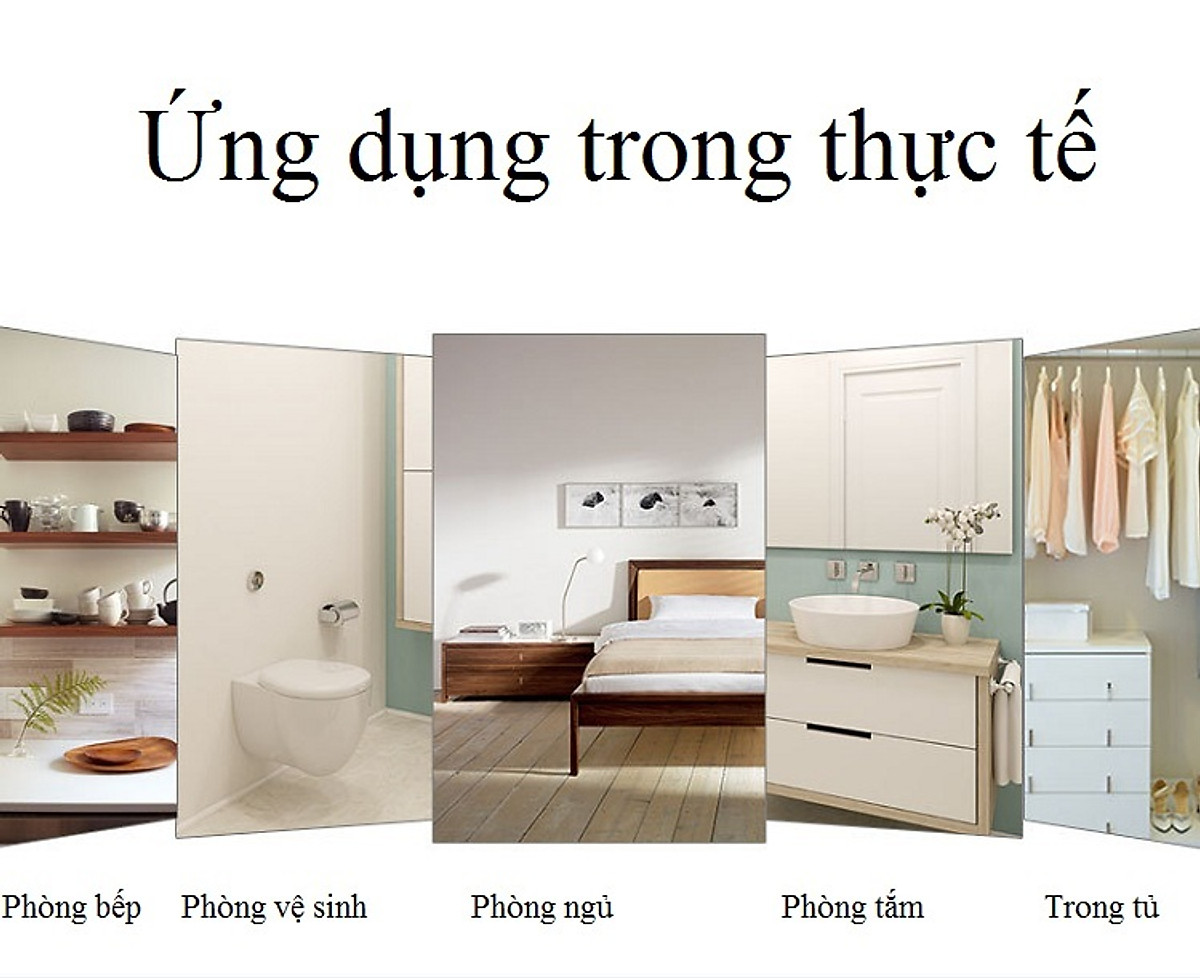 Đèn cảm ứng mini thông minh đa năng có đồng hồ - Hàng nhập khẩu