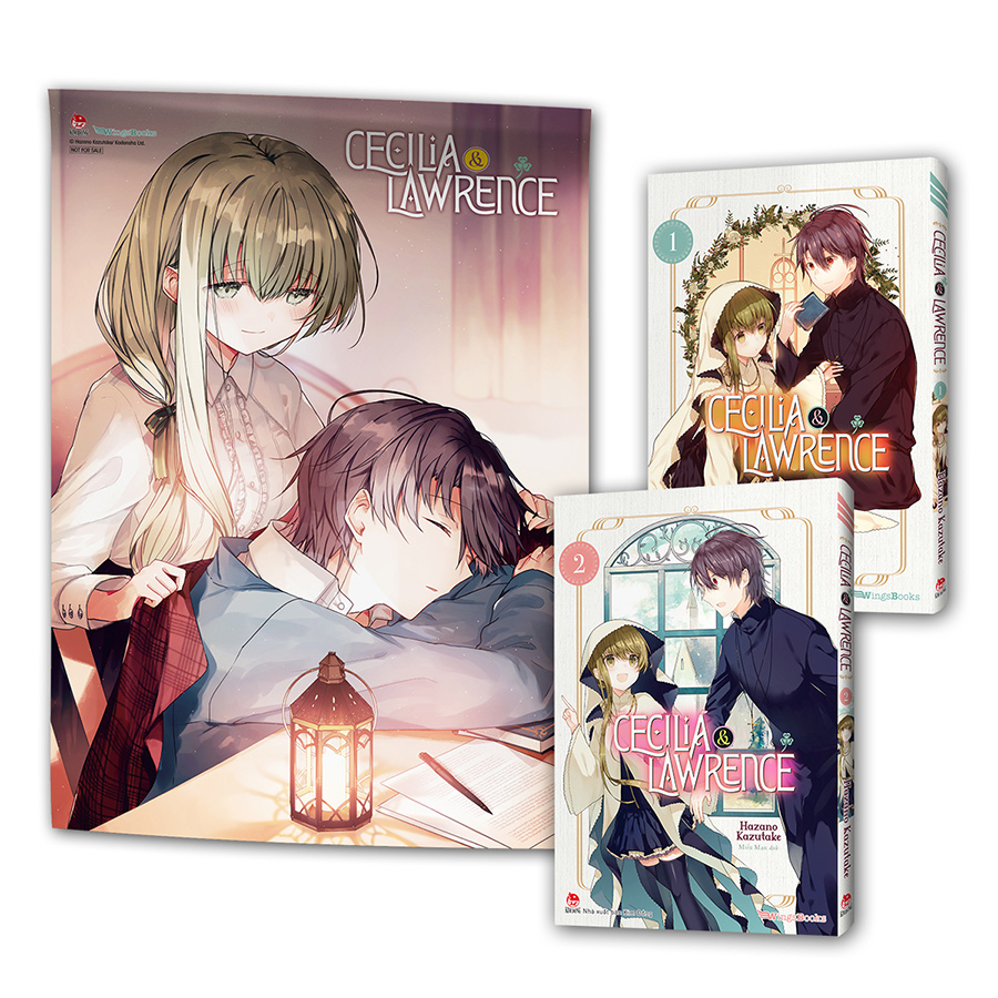 Combo Cecilia &amp; Lawrence - Tập 1 + 2 [Tặng 02 Pop-up Card + 02 Bookmark]