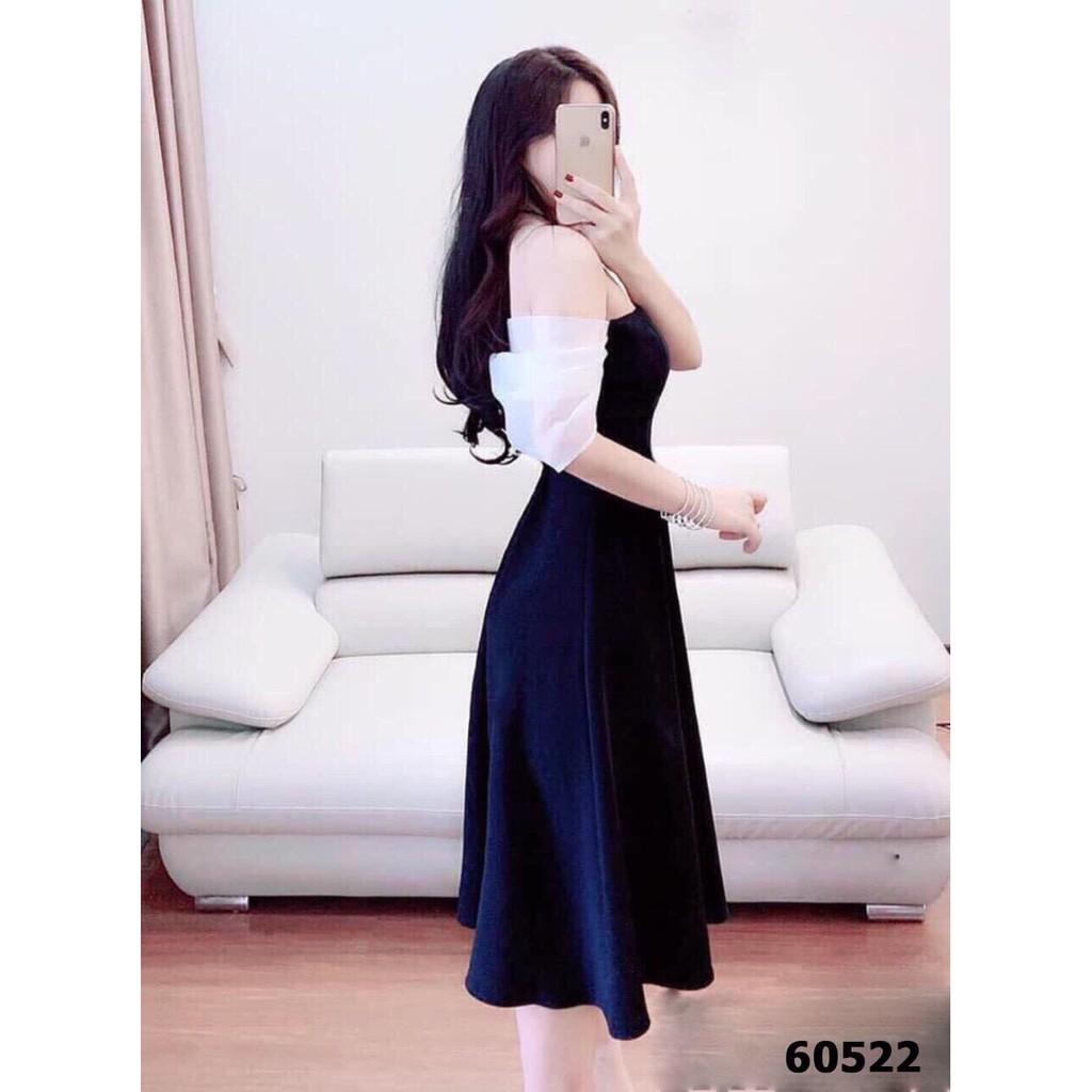 Đầm xòe tiểu thư phối voan cực đẹp HOT 2020/ Có size XXL