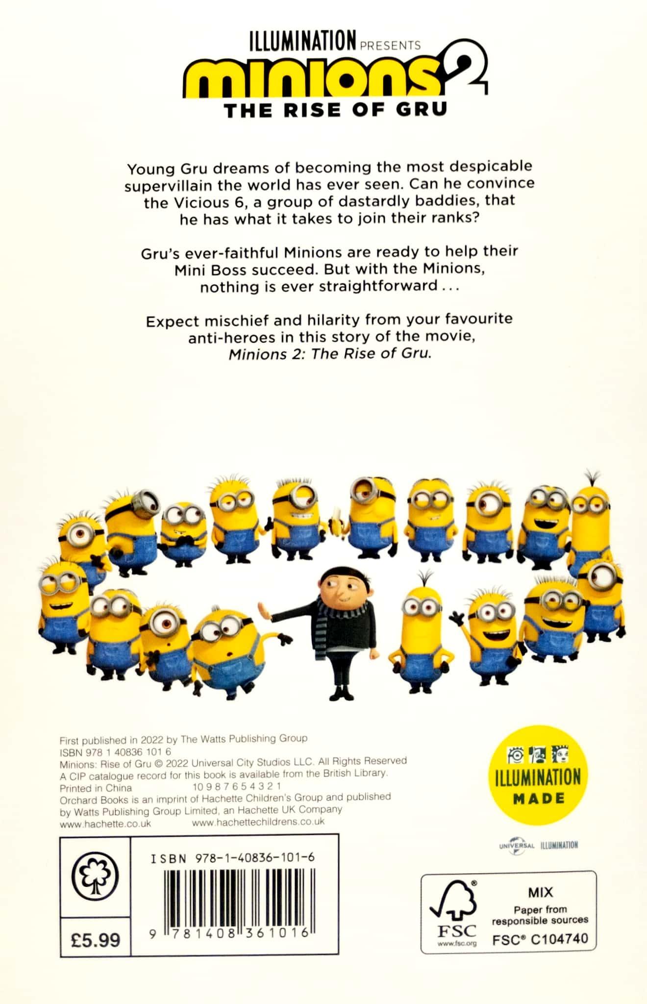 Minions 2: The Rise Of Gru Official Story Of The Movie