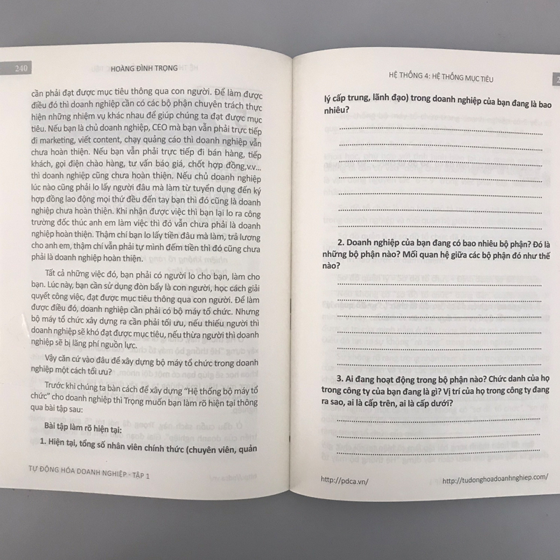 Sách Tự Động Hóa Doanh Nghiệp (Tập 1) &quot;5 hệ thống nền tảng để xây dựng doanh nghiệp bài bản tự động&quot;, sách quản trị kinh doanh, sách quản trị nhân sự, sách quản lý, sách lãnh đạo