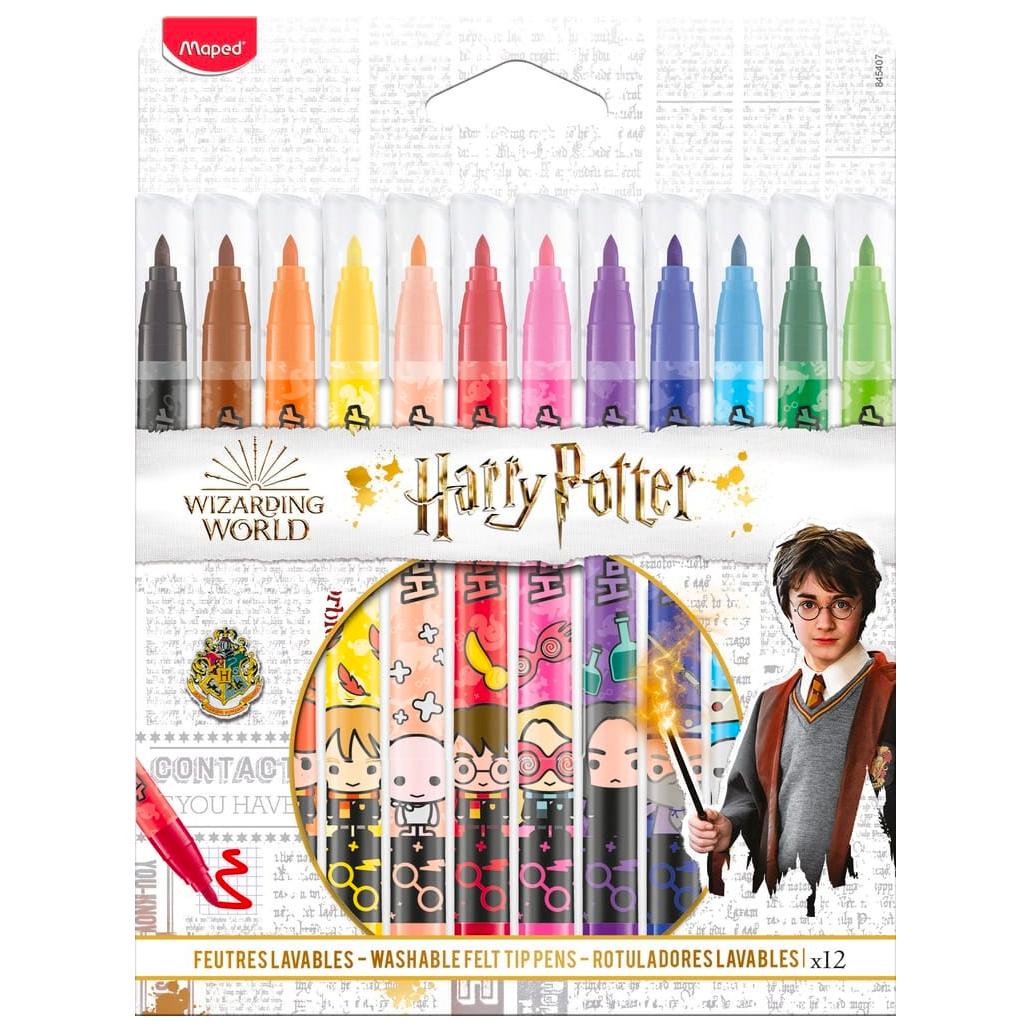 Vỉ 12 Bút Lông Màu Harry Potter - Maped