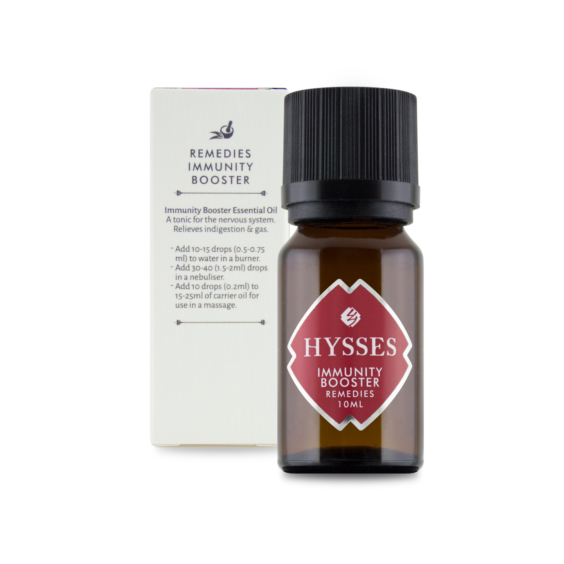 Tinh Dầu Cao Cấp Hysses Remedies Immunity Booster Nốt Hương Cam Quýt Dễ Chịu, Giảm Căng Thẳng, Tăng Sự Ngọt Ngào Với Tinh Dầu Cam Bergamot - Hoa Phong Lữ Hữu Cơ Tự Nhiên