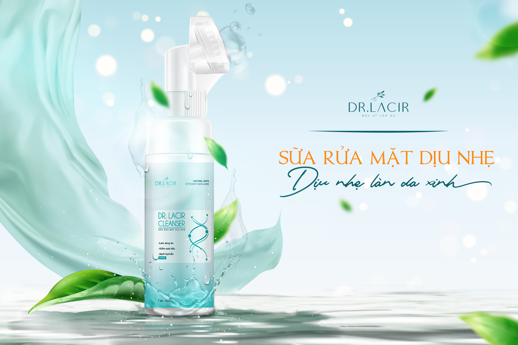 ] - DR. LACIR - Da Nhạy, Yếu, Dễ Kích Ứng - Hàng Chính Hãng Hàn Quốc