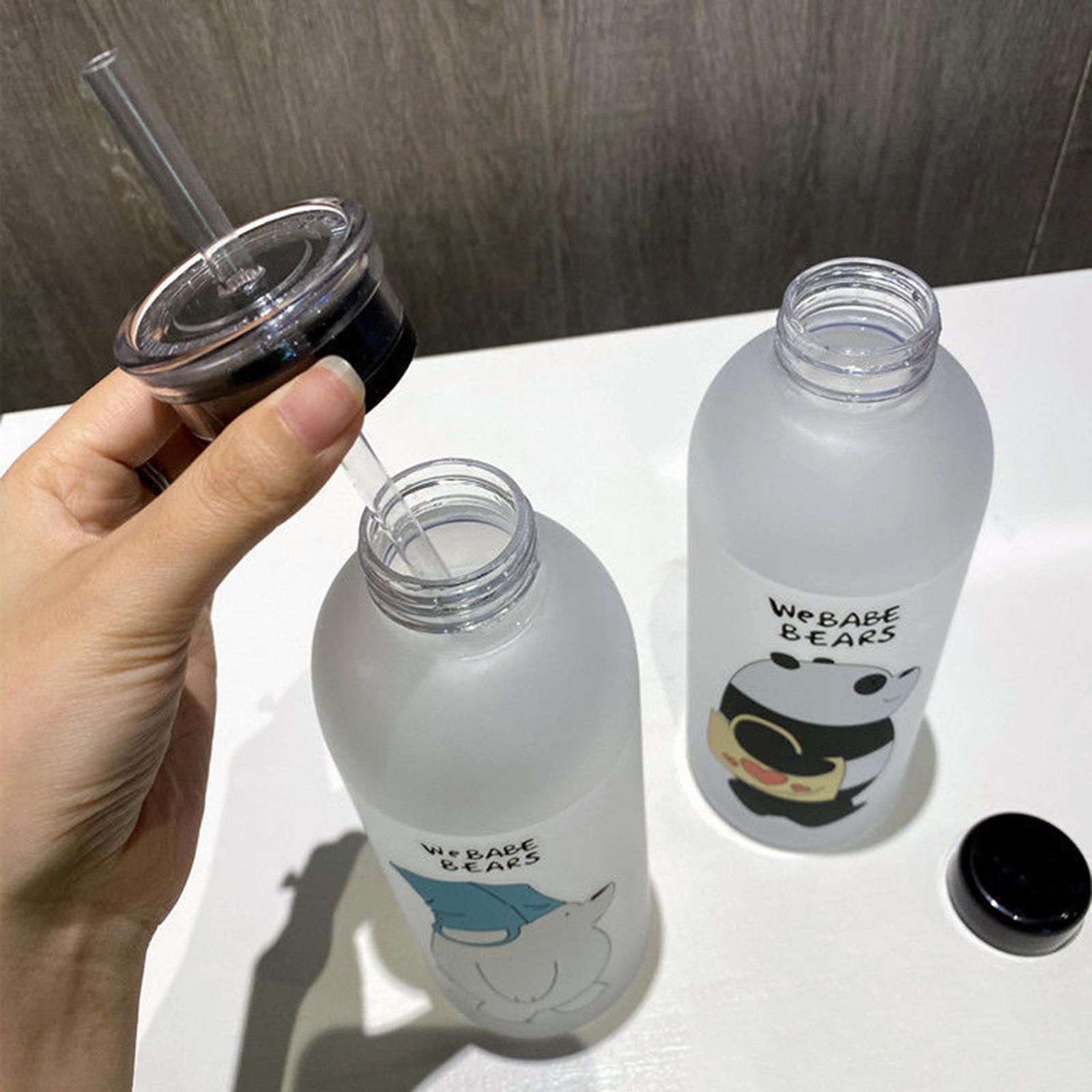 Cute Bear Straw Portable Gift Beverage Drinking