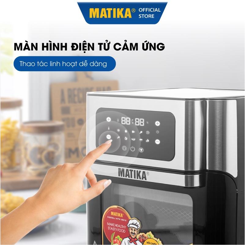 Nồi Chiên Không Dầu MATIKA 12L 1500W MTK-9312 - Hàng Chính Hãng