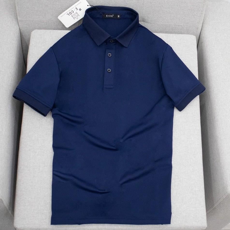 Áo thun Polo nam trơn cổ bẻ vải cá sấu Cotton (45-85kg)