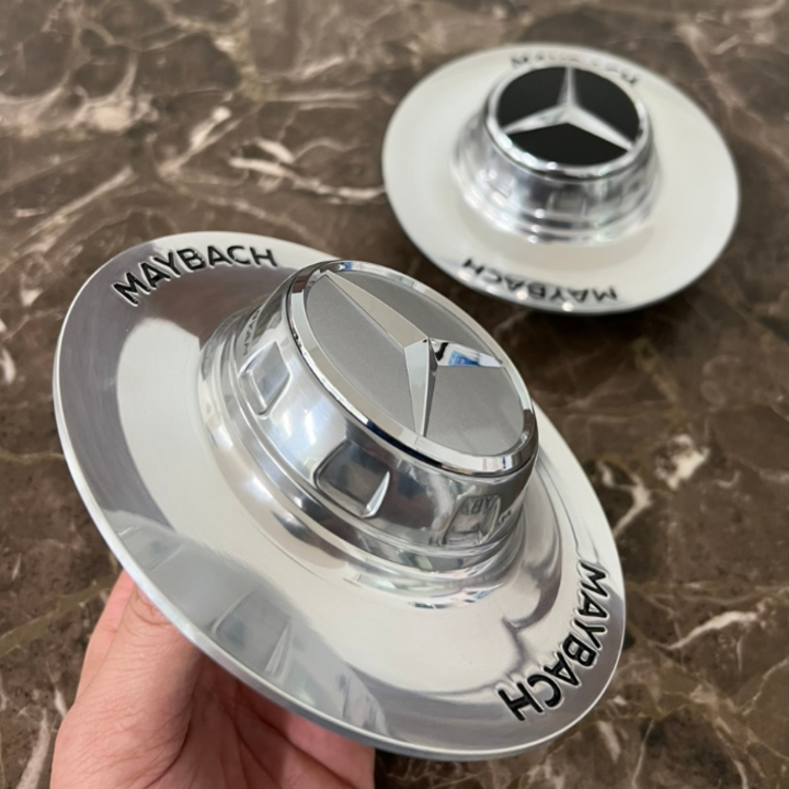 01 CHIẾC Logo chụp mâm, ốp lazang bánh xe ô tô Maybach G010