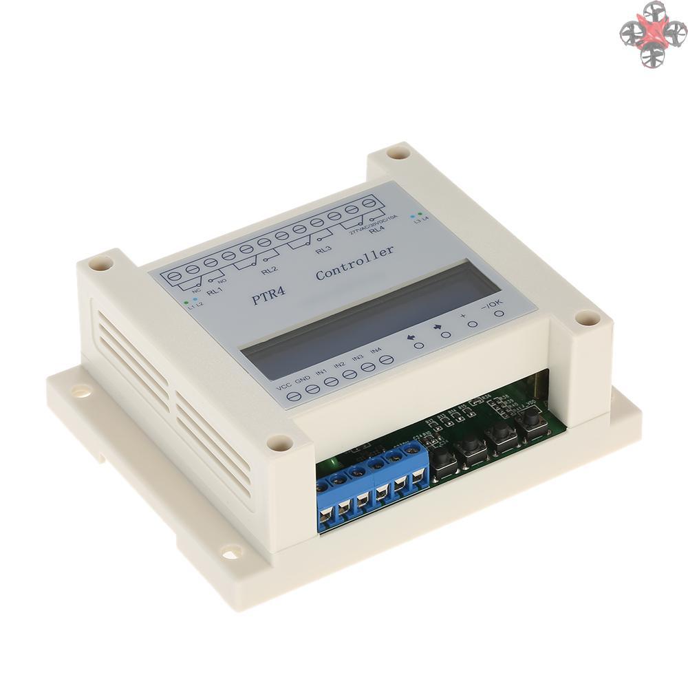 Mô Đun Hẹn Giờ Kỹ Thuật Số Dc6-40V 4 Kênh Màn Hình Lcd