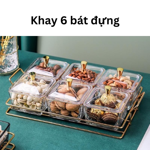 KHAY MỨT TẾT SỨ 4 NGĂN KHAY SỨ 6 NGĂN KHAY ĐỰNG MỨT SỨ ĐẸP