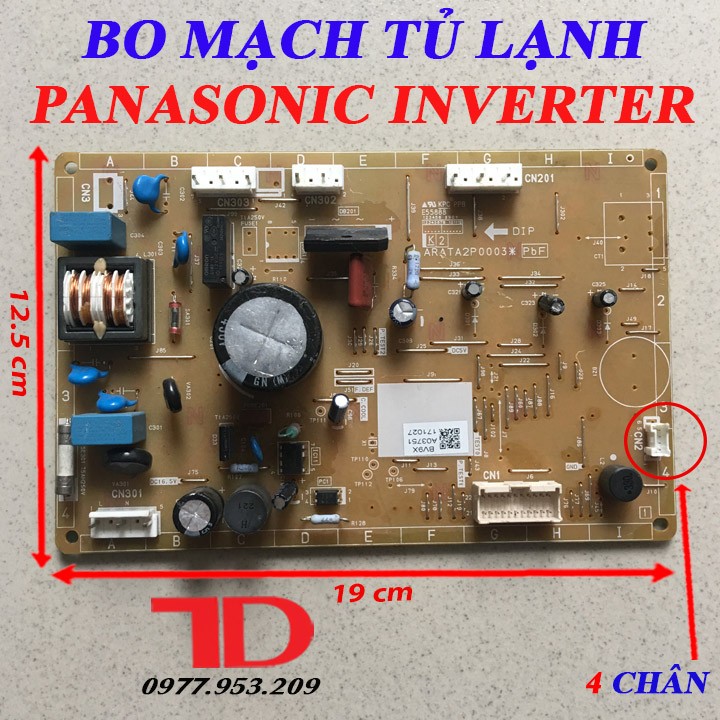 Bo mạch dành cho tủ lạnh PANASONIC INVERTER Lớn