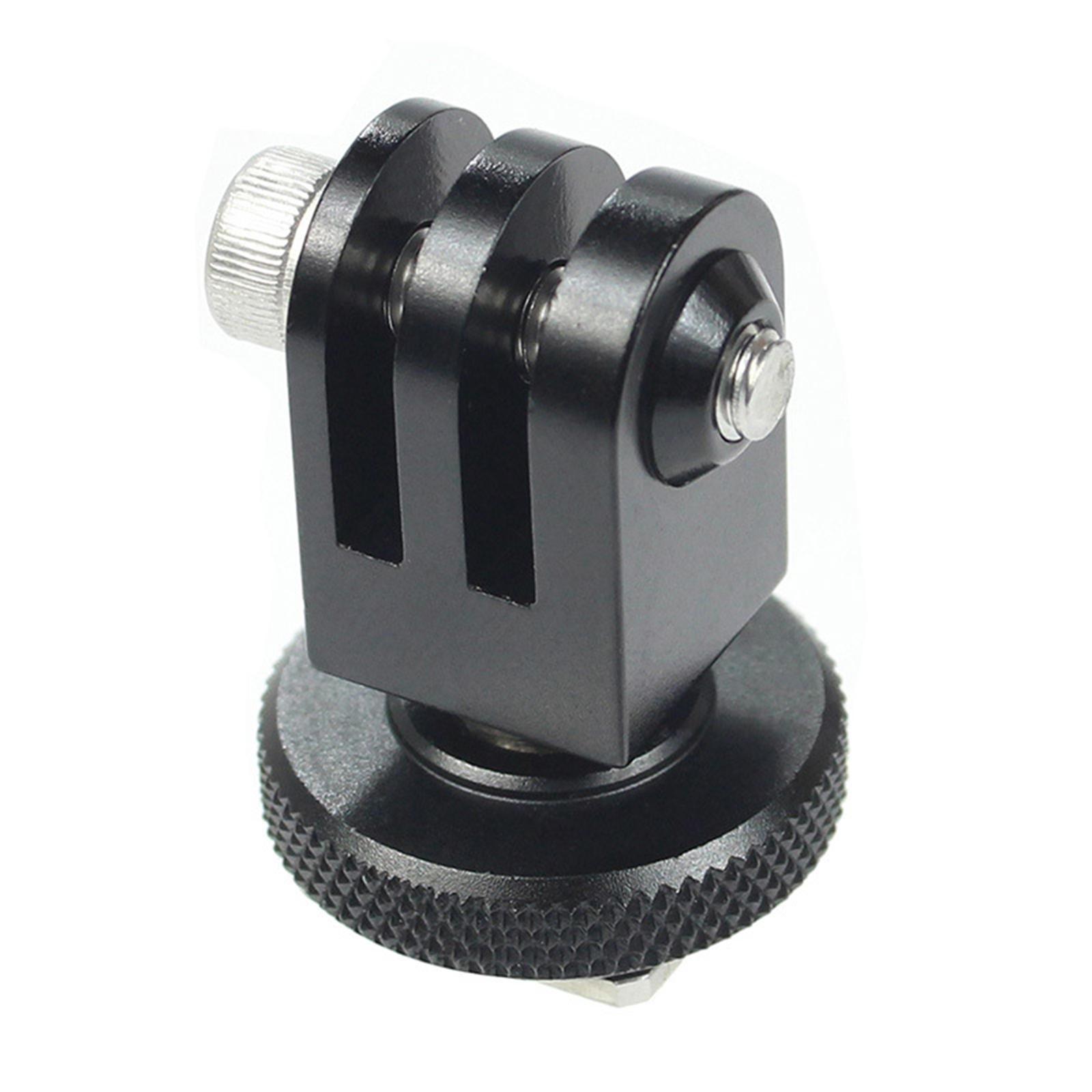 Quick Release Cold Shoe Mount Adapter for 6 5 Camera Black