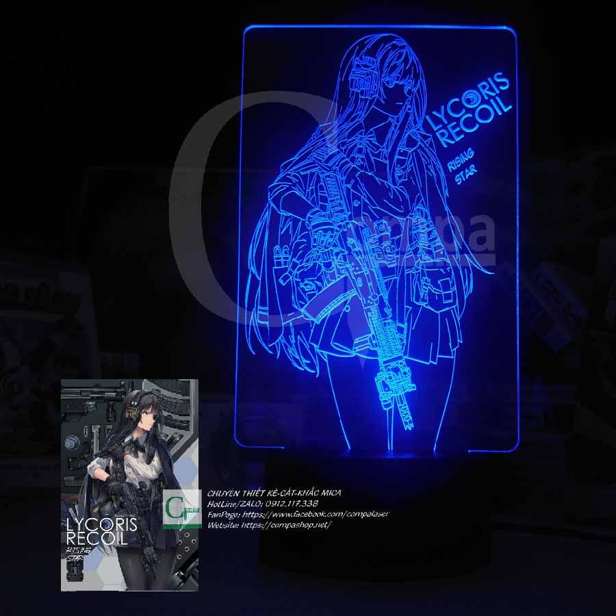 Đèn Ngủ Lycoris Recoil Takina Inoue Type 01 16 MÀU TUỲ CHỈNH ALRC0201