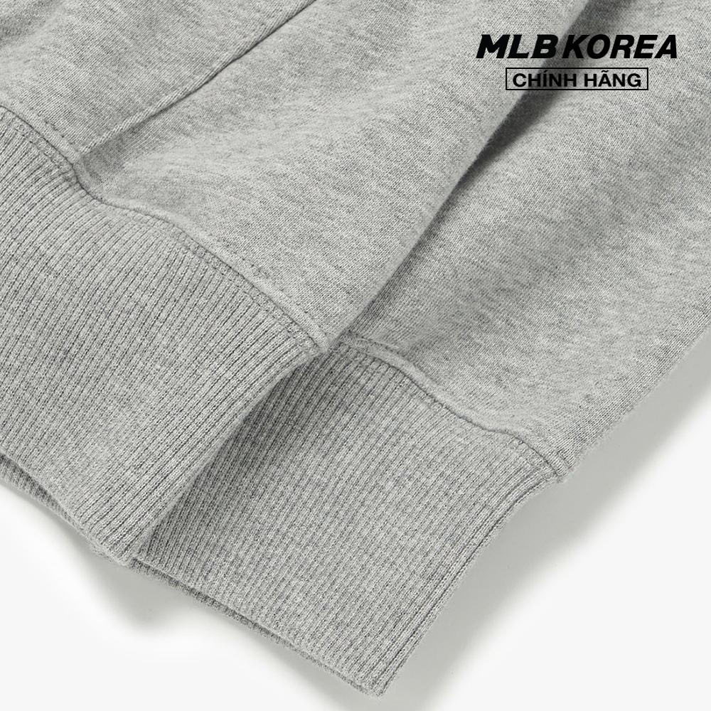 MLB - Áo hoodie tay dài phối mũ Basic Mego Logo Hood Zip Up 3ATRB0224