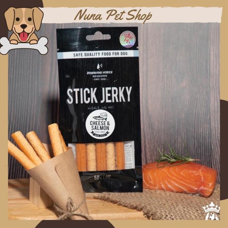 Bánh thưởng dạng que Bowwow Stick Jerky cho chó - Snack cao cấp cho thú cưng