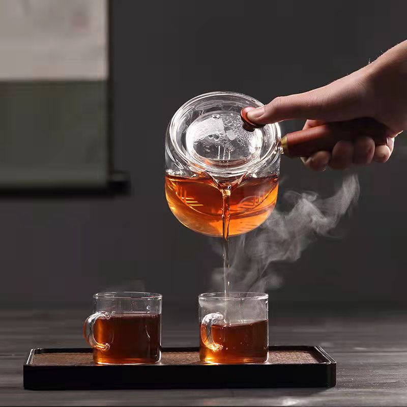 Combo Hộp quà tết Ly - Trà - Dĩa dùng để uống trà phổ nhĩ