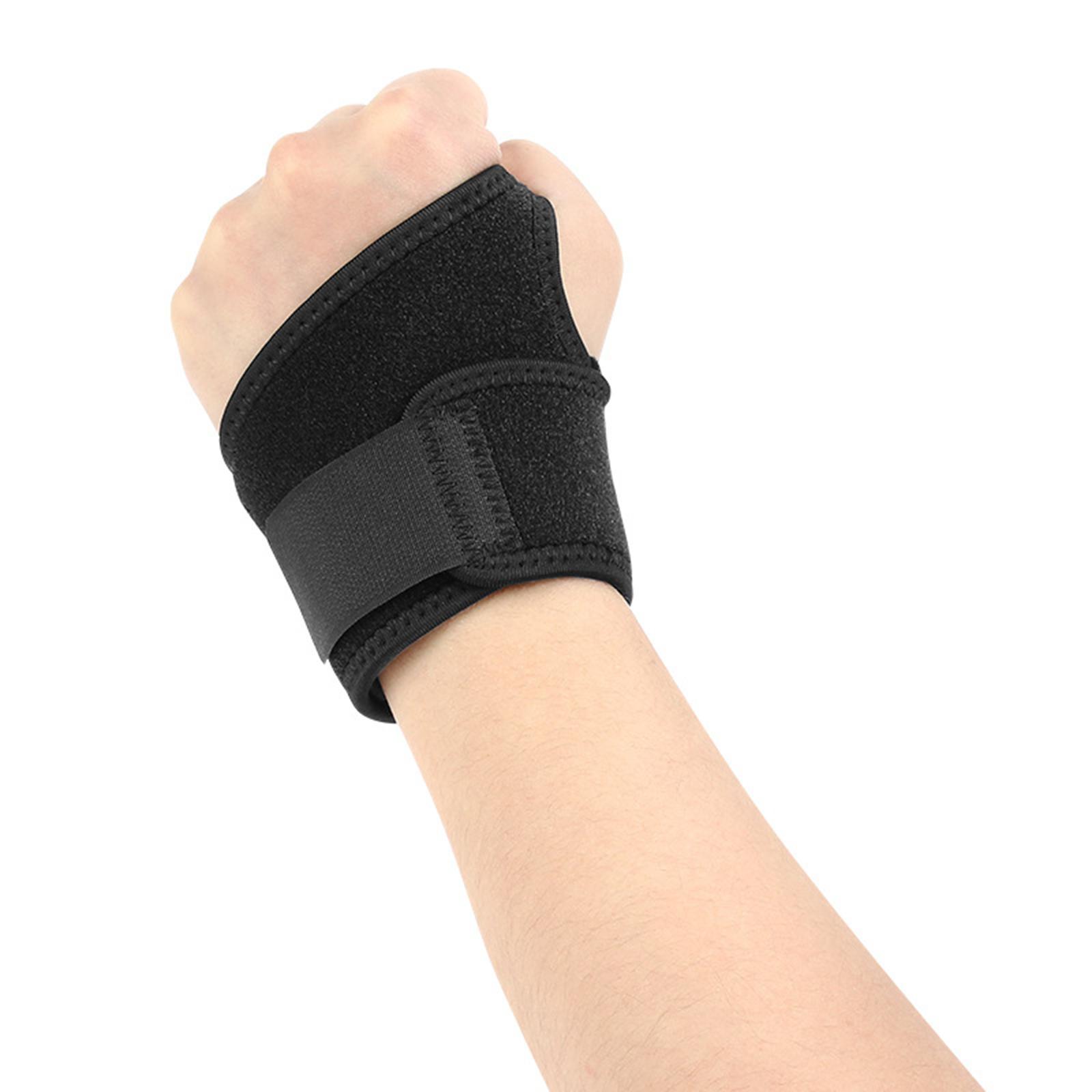 Sports Wrist Brace Fitness Training Support Adjustable Band Wrap Left