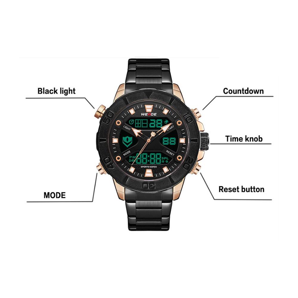 Đồng hồ nam thể thao chống nước 3ATM WEIDE WH8503