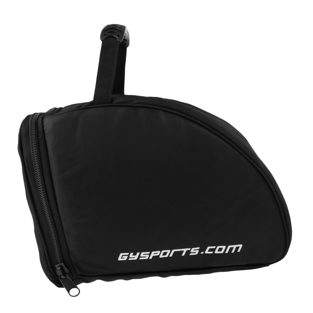 Ice Hockey Player and Goalie Helmet Bag Heavy Duty Zipper Padded Equipment Storage Bag with Hand Strap