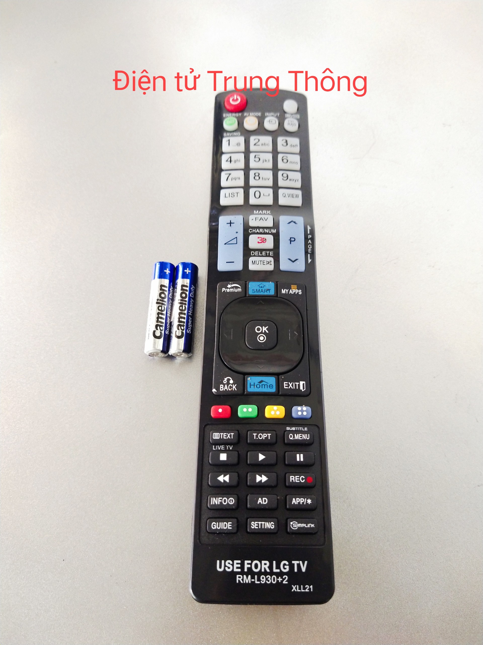 REMOTE ĐIỀU KHIỂN DÙNG CHO TIVI GL - RM_L930+2