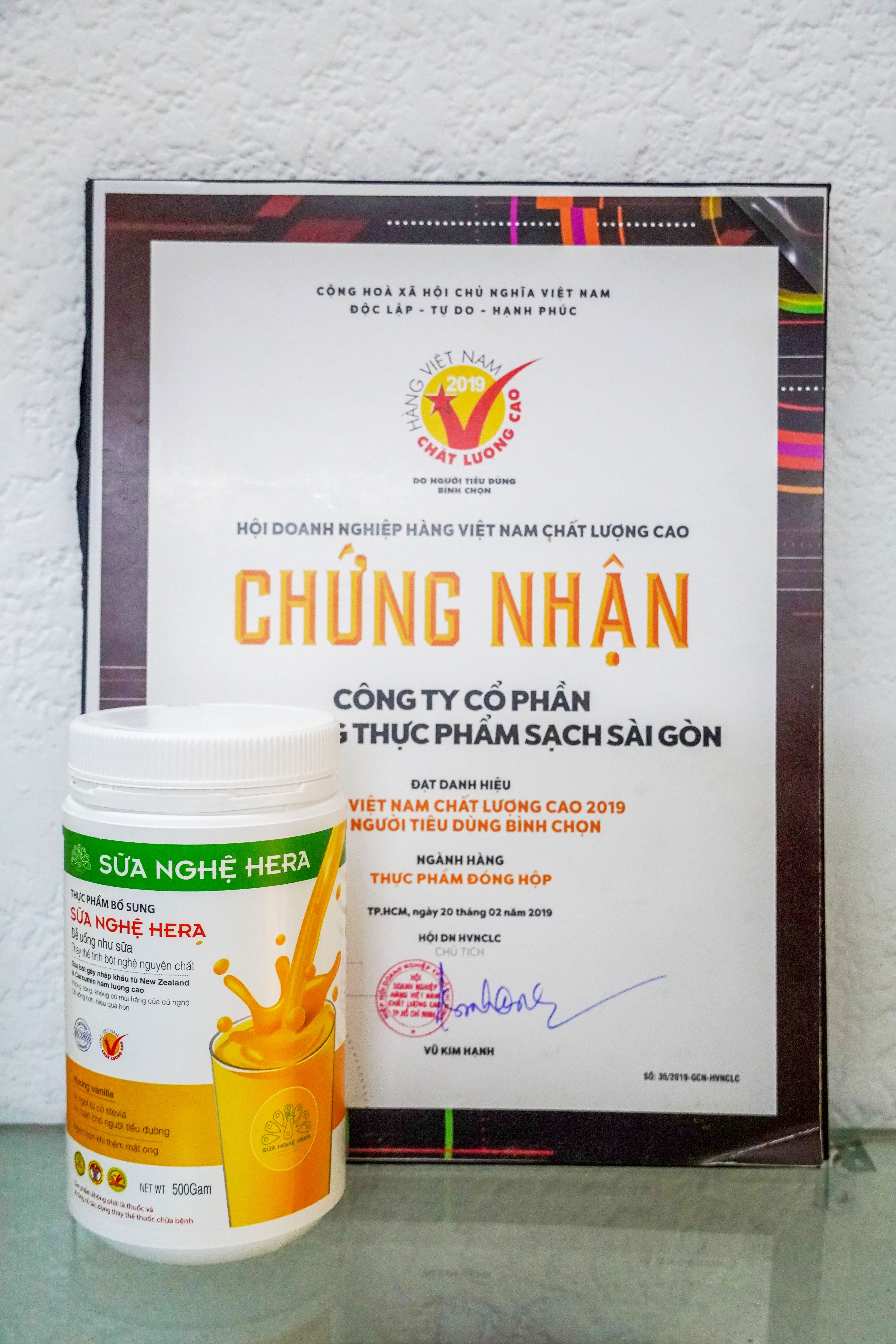 COMBO 2 SỮA NGHỆ HERA TẶNG MASK SAFFRON - KHỎE TỪ BÊN TRONG BẬT TÔNG BÊN NGOÀI