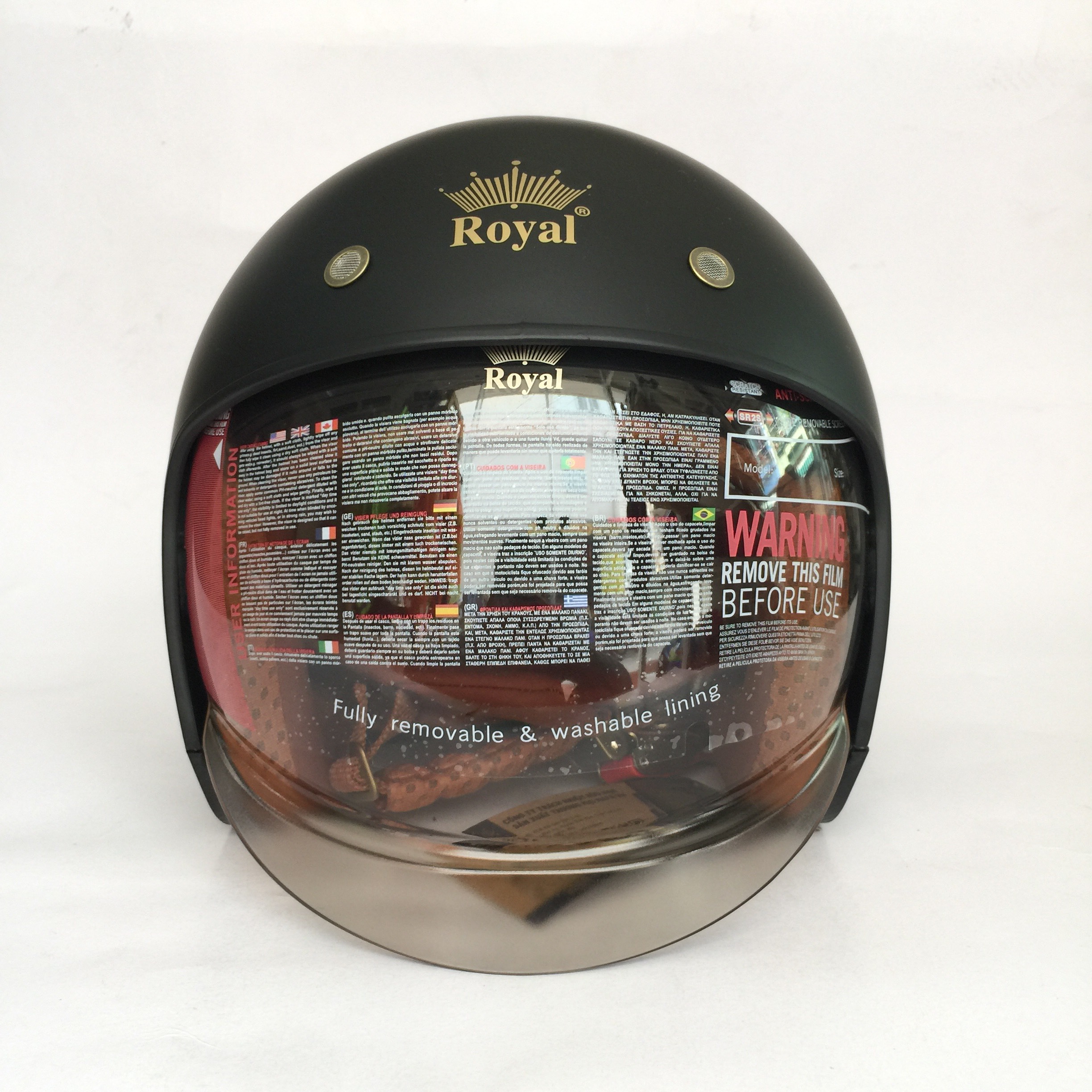 Mũ Bảo Hiểm 3/4 Đầu Royal M139