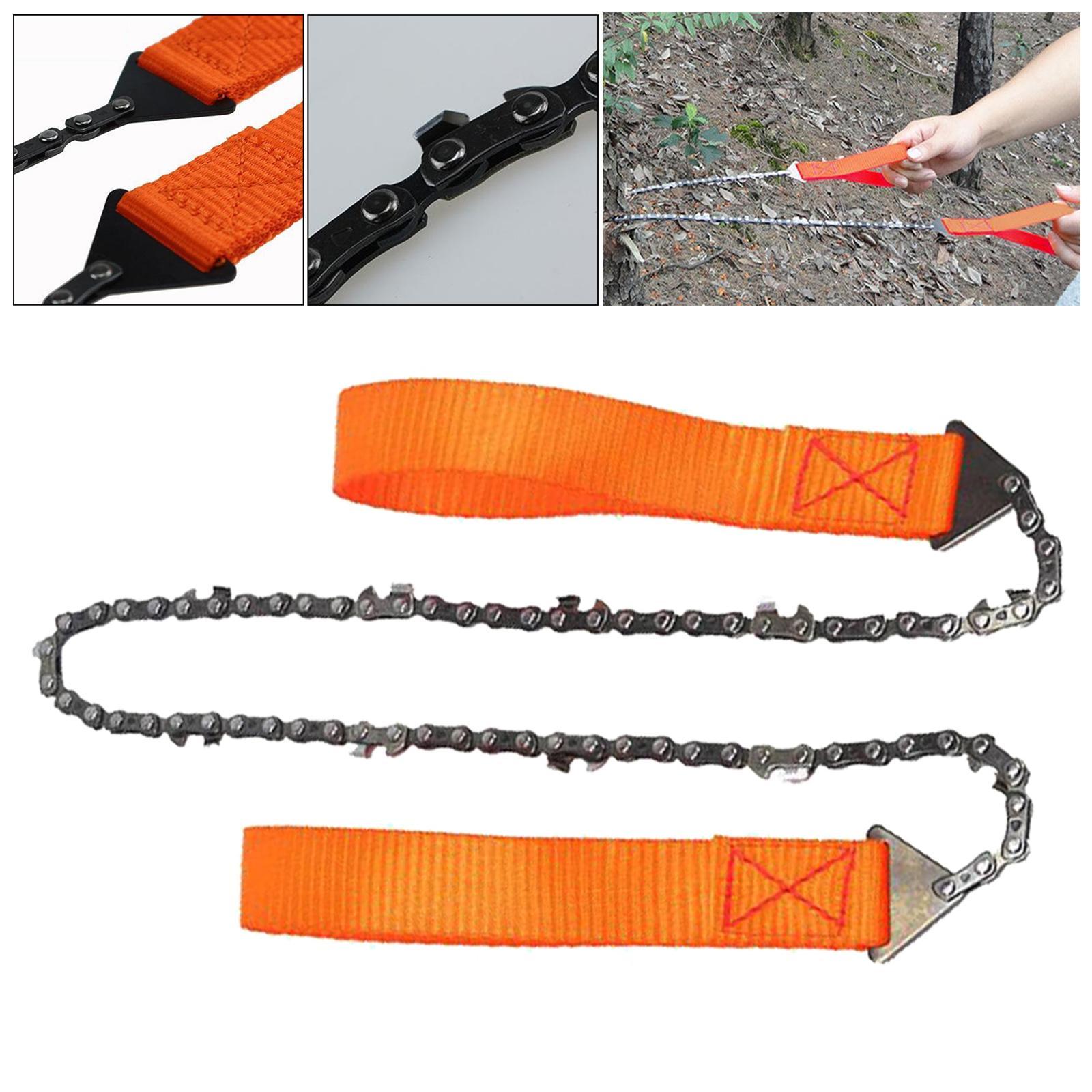 Camping Pocket Wire Saw41" Survival Gear Emergency Hand Saw Tool w/ Bag