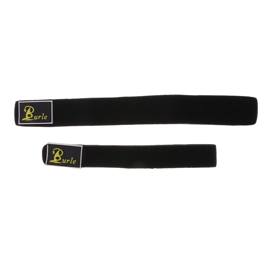 High Elastic Fishing Rod Tie Strap Safety Belt Wrap Band Fastener Black