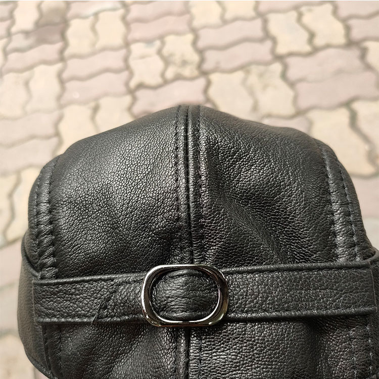 Mũ beret/ Nón nồi nam da dê cao cấp BHY2071
