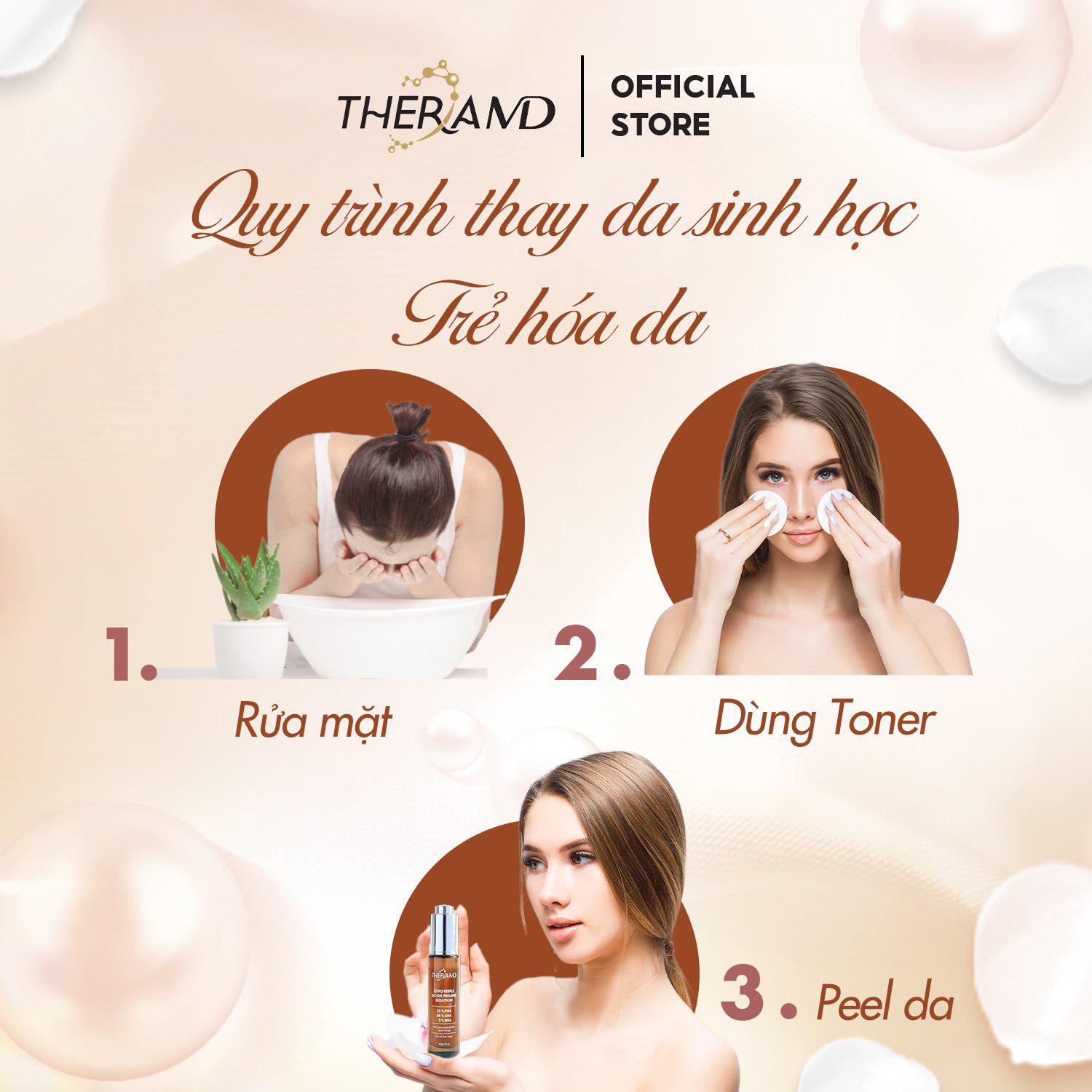 Tinh chất thay da sinh học EXFO-TRIPLE ACIDS PEELING SOLUTION