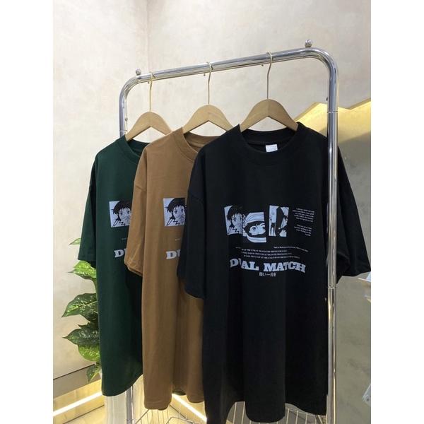 Áo tay lỡ unisex áo thun nam nữ có in hình độc đáo