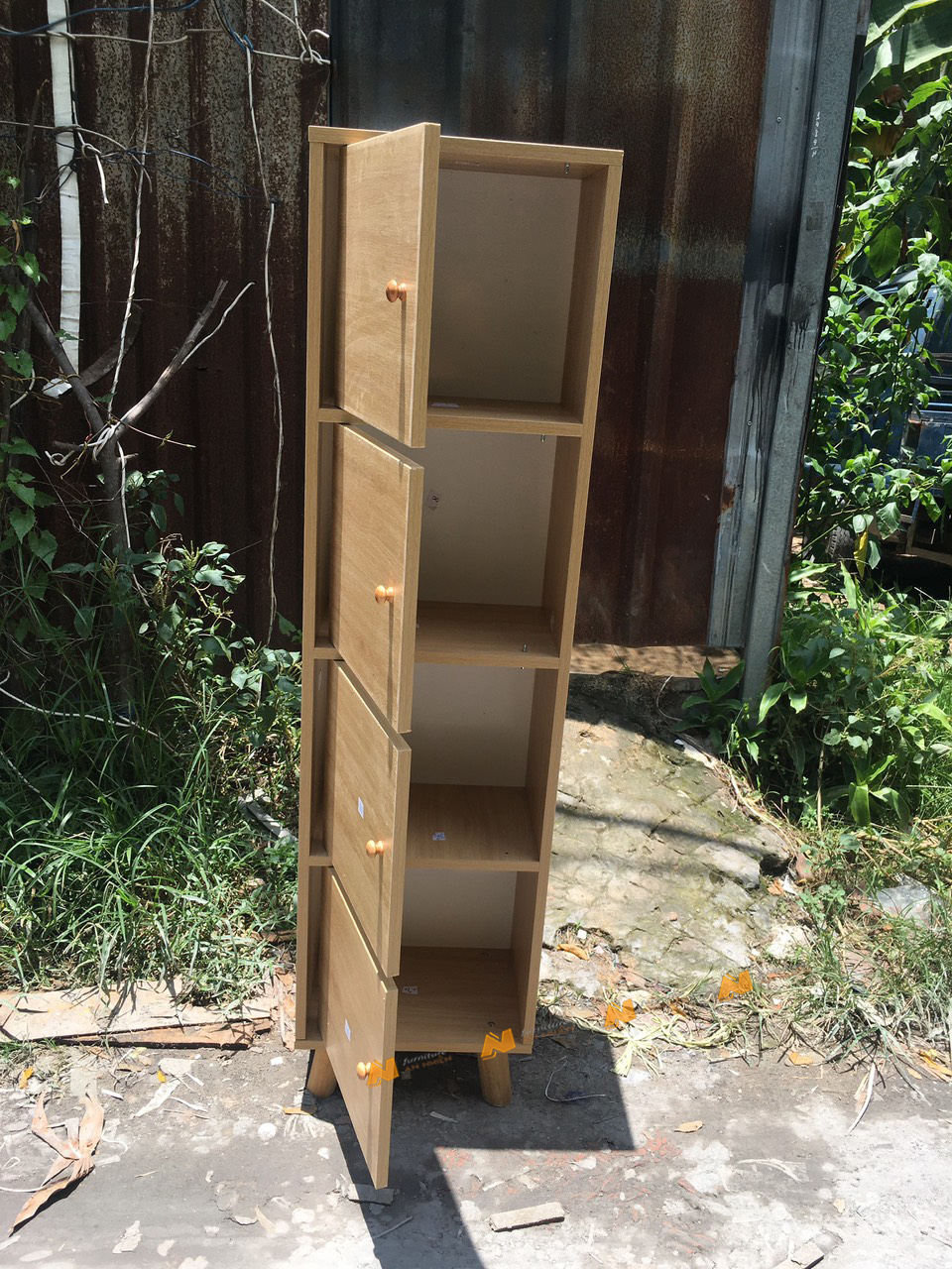 Made in VN Kệ tủ đa năng gỗ mdf melamine, tiện lợi, sang trọng gỗ mdf 17mm công ty Mộc Phát độ bền trên 30 năm AN040