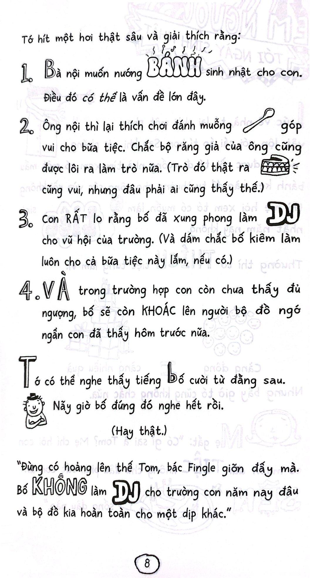 Sách - Thế Giới Tuyệt Vời Của Tom Gates - Sinh Nhật Tưng Bừng