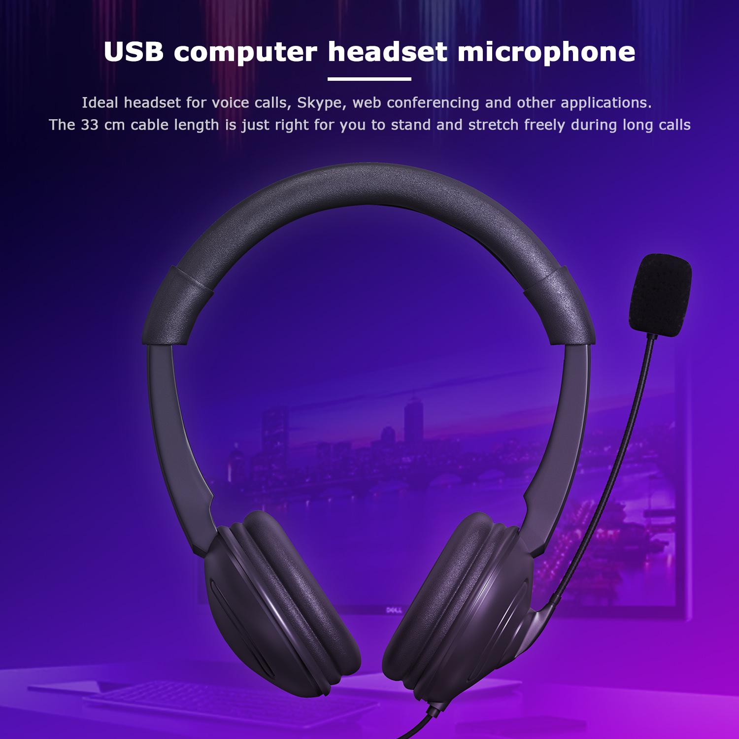 Tai Nghe Máy Tính Tai Nghe Tai Nghe USB/Loại C 3.5Mm Bluetooth 5.0 Stereo Micro USB Có HD Micro Cho máy Tính Máy Tính Game Thủ