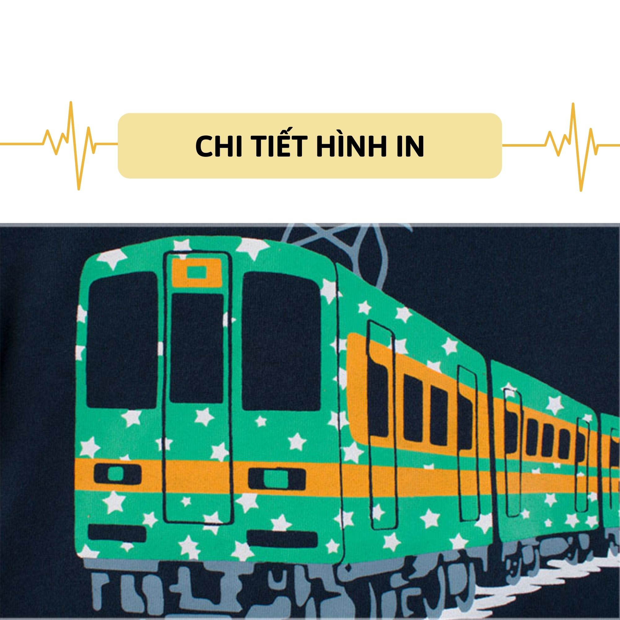 Áo thun bé trai 27Kids áo cộc cho bé họa tiết RAILWAY chất cotton 100% S1015