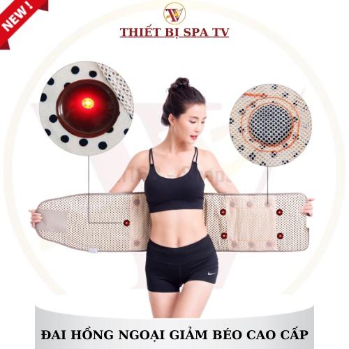 Đai Quấn Nóng Rung Hồng Ngoại Hỗ Trợ Làm Thon Gọn Cơ Thể Cao Cấp