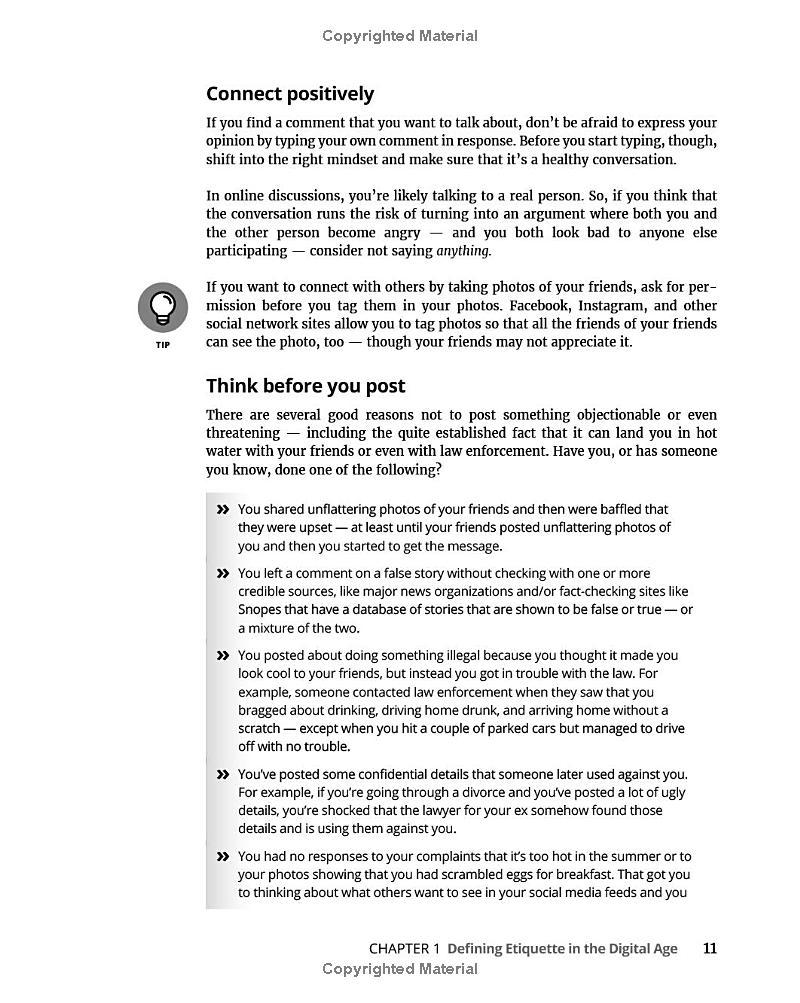 Sách ngoại văn: Digital Etiquette For Dummies