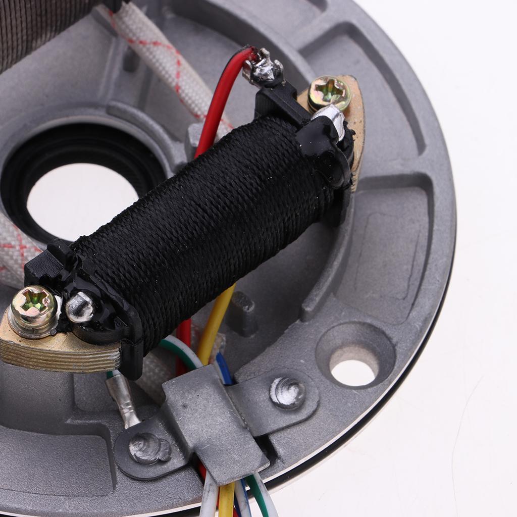 Motorcycle ATV Ignition Coil Magneto 2 Pole for 110ccm Motorcycle