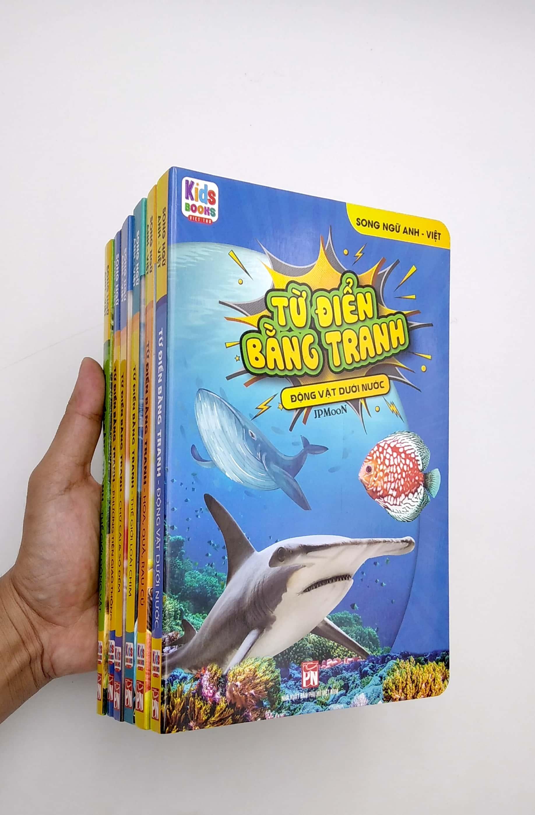 Bộ Sách Trọn Bộ Từ Điển Bằng Tranh - Song Ngữ Anh Việt