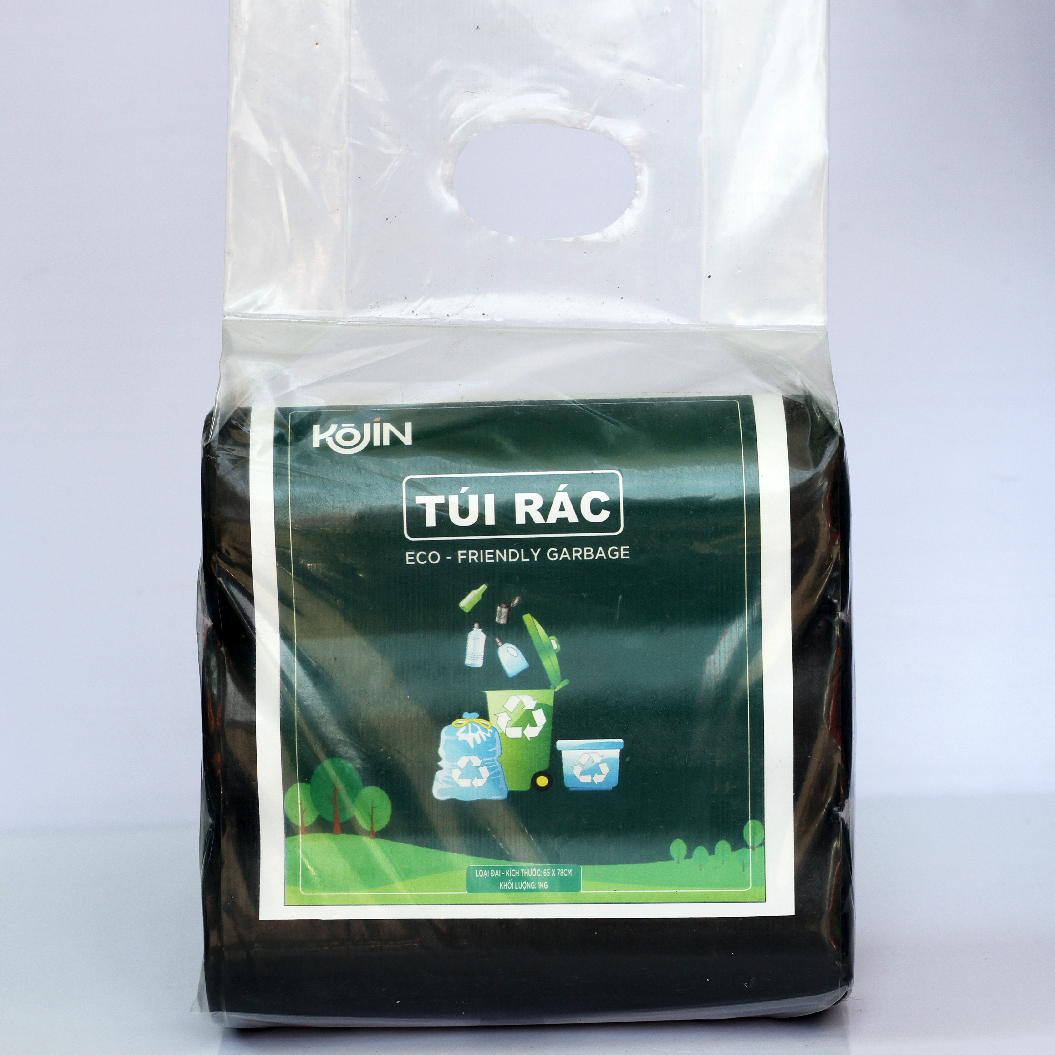 Túi Rác Đen Tự Huỷ Sinh Học KOJIN 65cm x 78cm x 1Kg