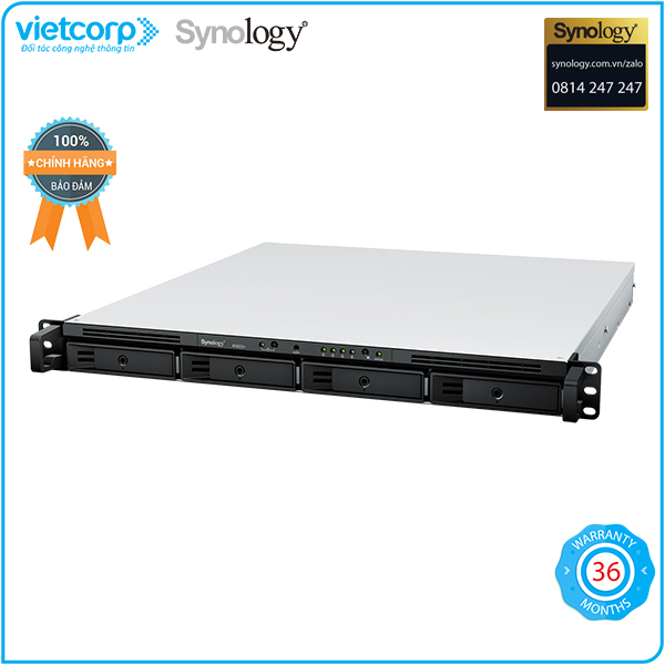 Thiết bị lưu trữ mạng NAS Synology RS822+ - Hàng chính hãng