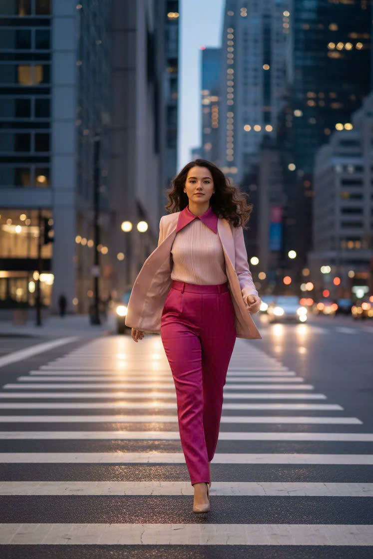 Áo Khoác Blazer, Áo vest Nữ Hồng Pastel Thêu Tay thời trang thiết kế Hity TOP237