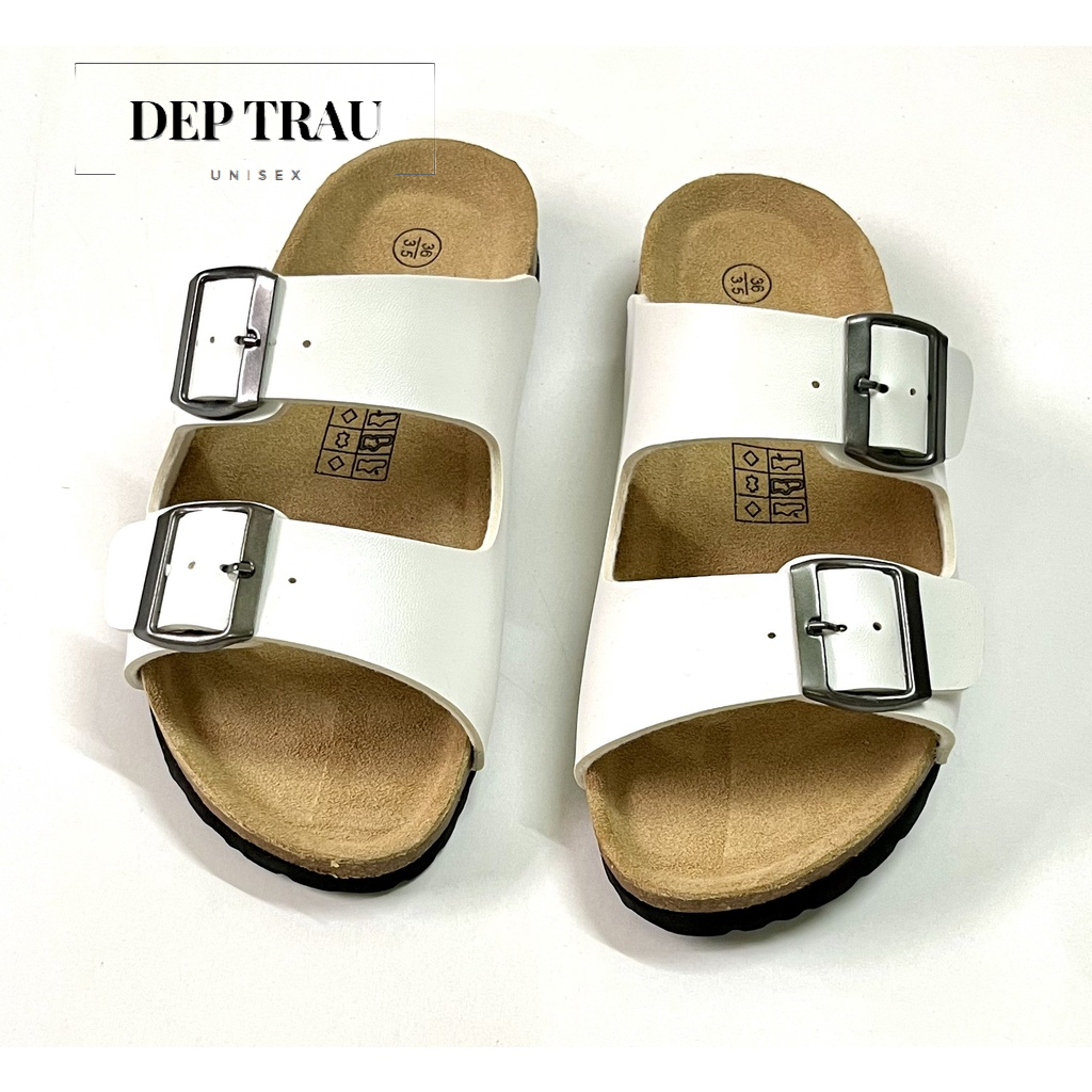 Dép Đế Trấu Quai 2 Khóa / Nam Nữ - HT